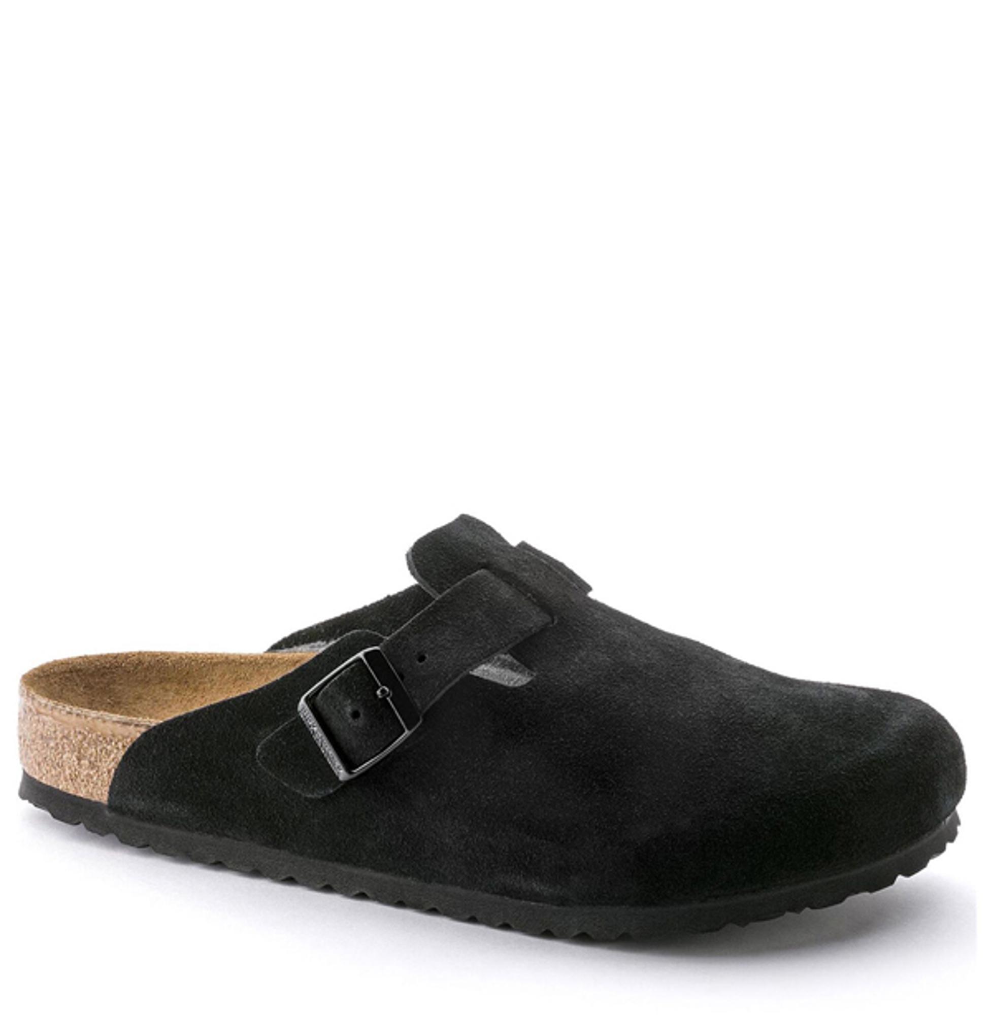 Womens BOSTON Soft Footbed / Black Suede 
