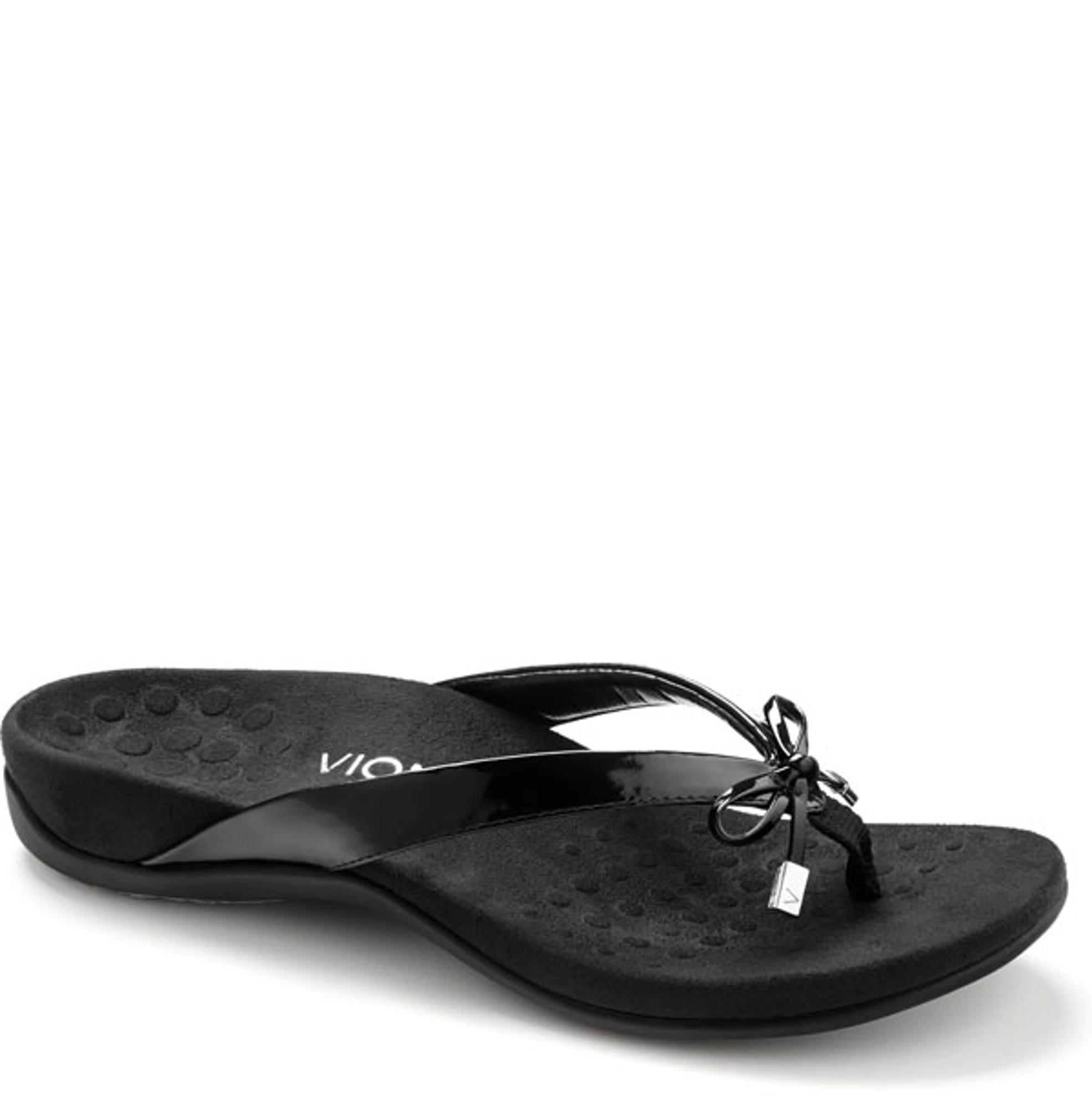 Womens BELLA II sandal / Black patent 